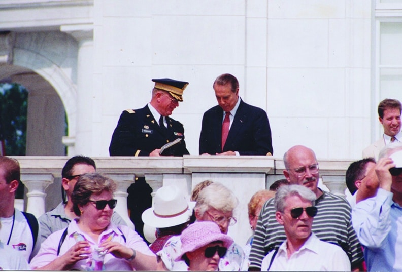 Hohensee with Bob Dole