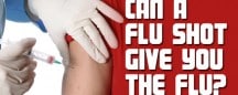 CAN A FLU SHOT GIVE YOU THE FLU?