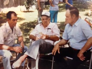 Breaux, right, with brothers Alford, left and Cesar.